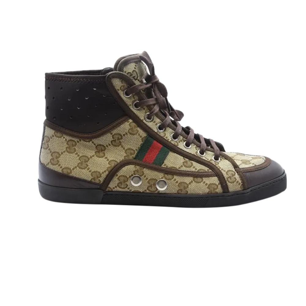 Gucci California strip men’s high top sneaker size 9.5